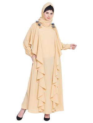 applique a-line cloaks & abaya - 16762383 - Standard Image - 3