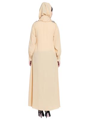 applique a-line cloaks & abaya - 16762383 - Standard Image - 4