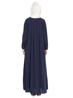 solid a-line cloaks & abaya - 16762409 - Standard Image - 3