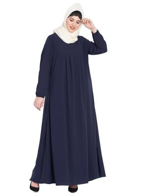solid a-line cloaks & abaya - 16762409 - Standard Image - 4