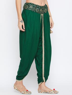 solid detailed salwar - 16762631 - Standard Image - 2