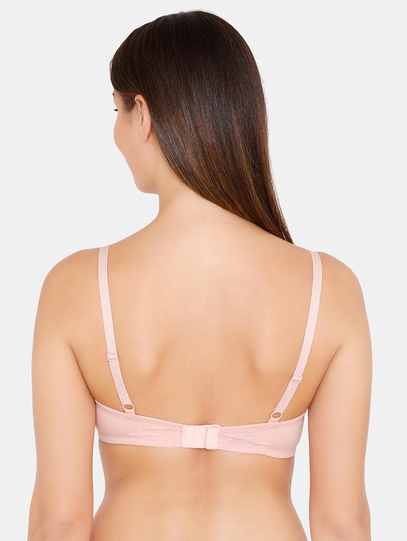 bow patch solid t-shirt bra - 16762812 - Zoom Image - 2