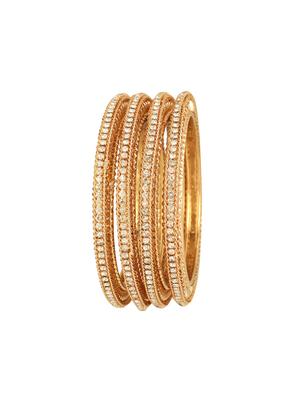 white gold tone metal bangle - 16762861 - Standard Image - 3