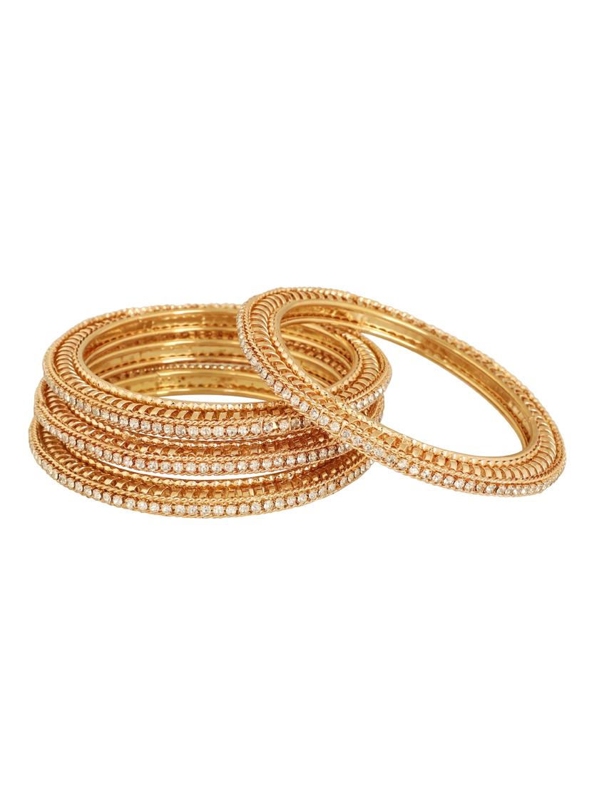 white gold tone metal bangle - 16762861 - Zoom Image - 1