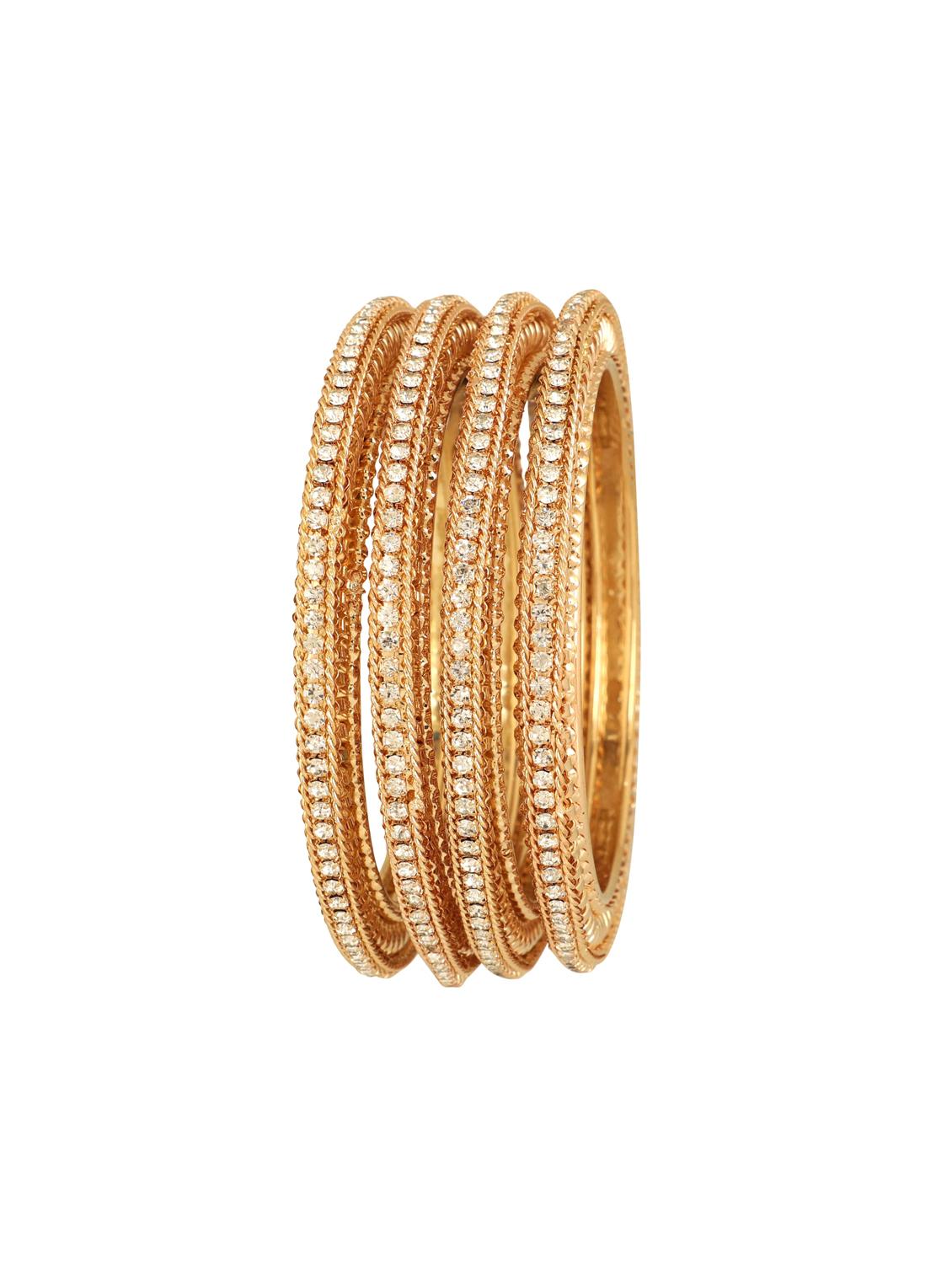 white gold tone metal bangle - 16762861 - Zoom Image - 3