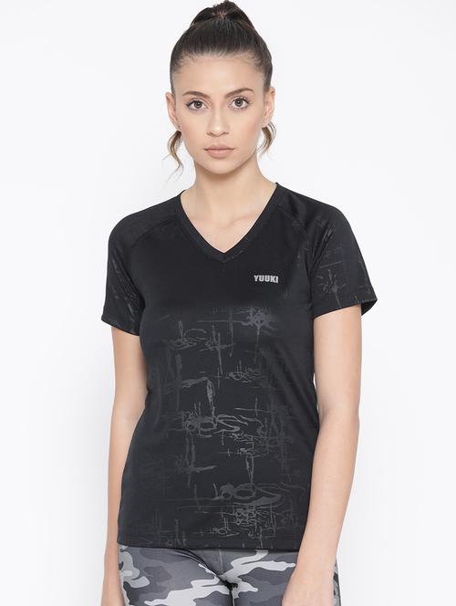 v neck short sleeved tee - 16763034 - Standard Image - 1