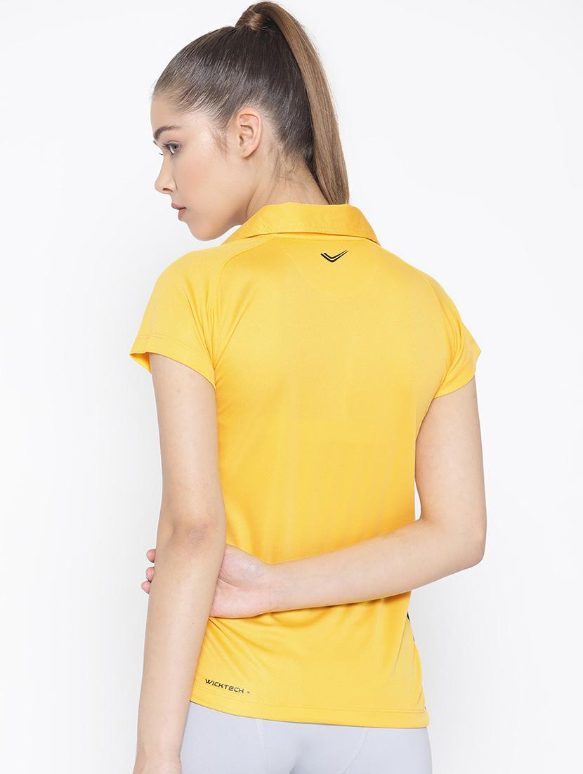 polo neck contrast piping tee - 16763035 - Zoom Image - 3