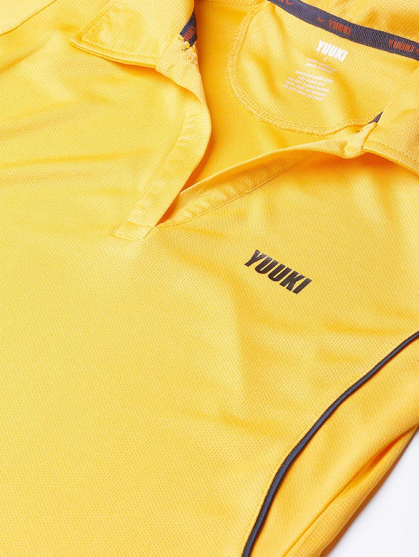 polo neck contrast piping tee - 16763035 - Zoom Image - 5