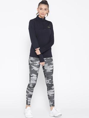 turtle neck thumb hole sleeved tee - 16763036 - Standard Image - 4