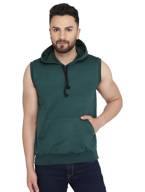green solid sweatshirt - 16763208 - Standard Image - 1