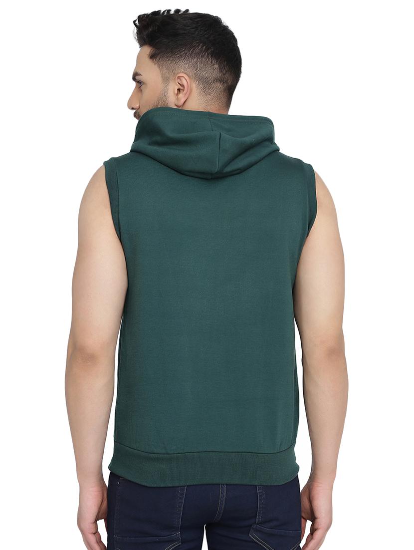 green solid sweatshirt - 16763208 - Zoom Image - 3