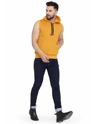 yellow solid sweatshirt - 16763212 - Standard Image - 4