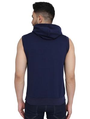 navy blue solid sweatshirt - 16763213 - Standard Image - 3