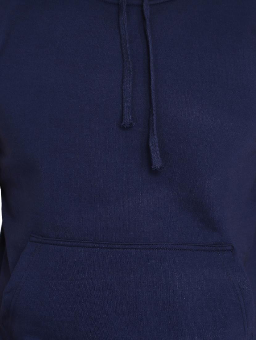 navy blue solid sweatshirt - 16763213 - Zoom Image - 5