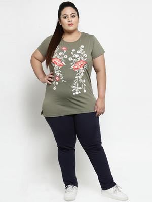high rise plus track pant - 16763455 - Standard Image - 4