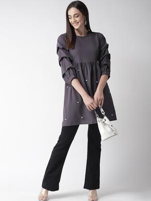 tie back pearl embellished tunic - 16763470 - Standard Image - 4