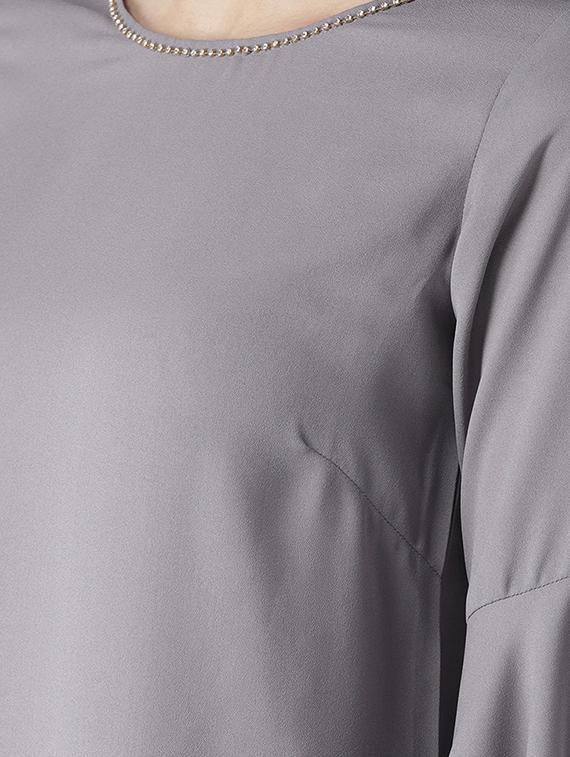 bell sleeved solid top - 16763500 - Zoom Image - 4