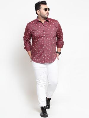 red printed casual shirt - 16763604 - Standard Image - 4