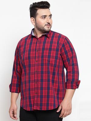 red checkered casual shirt - 16763622 - Standard Image - 2