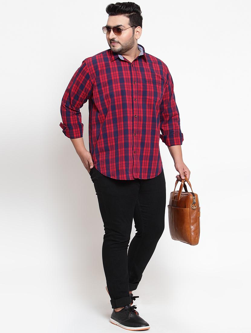 red checkered casual shirt - 16763622 - Zoom Image - 4
