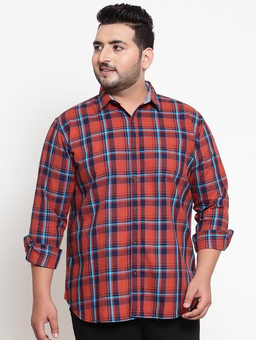 red checkered casual shirt - 16763628 - Standard Image - 1