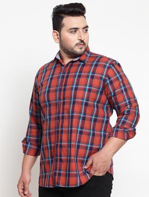 red checkered casual shirt - 16763628 - Standard Image - 2