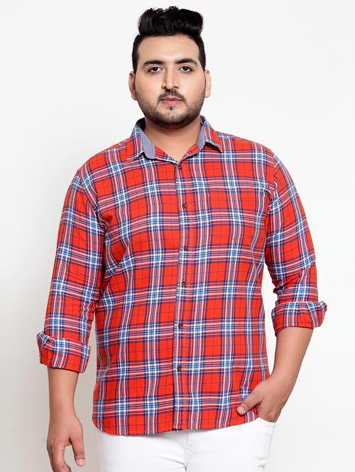 red checkered casual shirt - 16763630 - Standard Image - 1