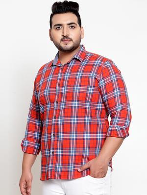 red checkered casual shirt - 16763630 - Standard Image - 2