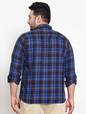 blue checkered casual shirt - 16763636 - Standard Image - 3