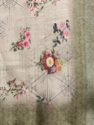 floral printed saree with blouse - 16763661 - Standard Image - 4