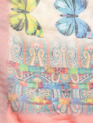 copnversational printed saree with blouse - 16763663 - Standard Image - 4