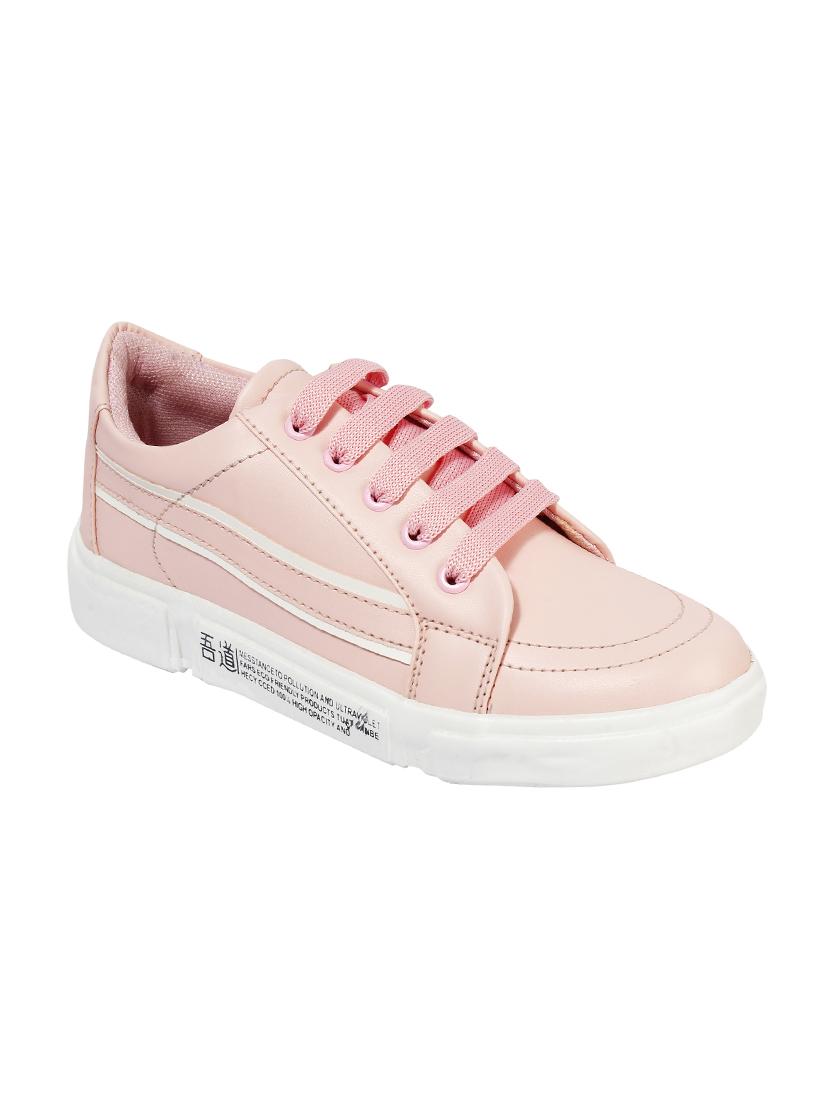 pink lace-up sneakers - 16763729 - Zoom Image - 1