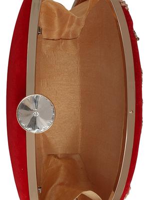 red velvet box clutch - 16764060 - Standard Image - 3