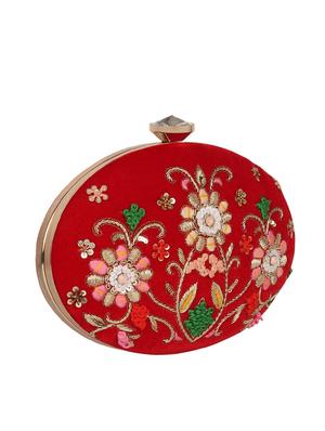 red velvet box clutch - 16764060 - Standard Image - 4