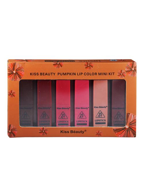 kiss beauty pumpkin matte mini kit lipstick - 16764074 - Standard Image - 1