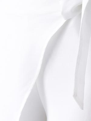 tie knot over lap straight palazzo - 16764101 - Standard Image - 4