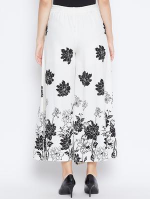 high rise floral palazzo - 16764102 - Standard Image - 3
