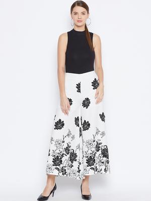 high rise floral palazzo - 16764102 - Standard Image - 4