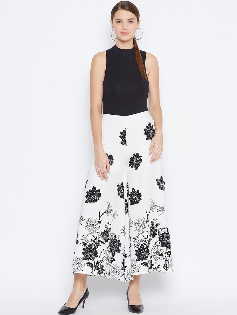 high rise floral palazzo - 16764102 - Zoom Image - 4