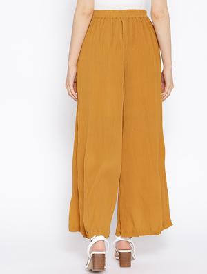 high rise accordion pleated palazzo - 16764103 - Standard Image - 3