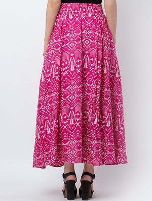 high rise pleated a-line skirt - 16764112 - Standard Image - 3