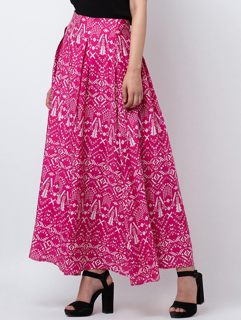 high rise pleated a-line skirt - 16764112 - Zoom Image - 2