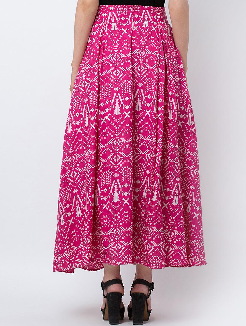high rise pleated a-line skirt - 16764112 - Zoom Image - 3