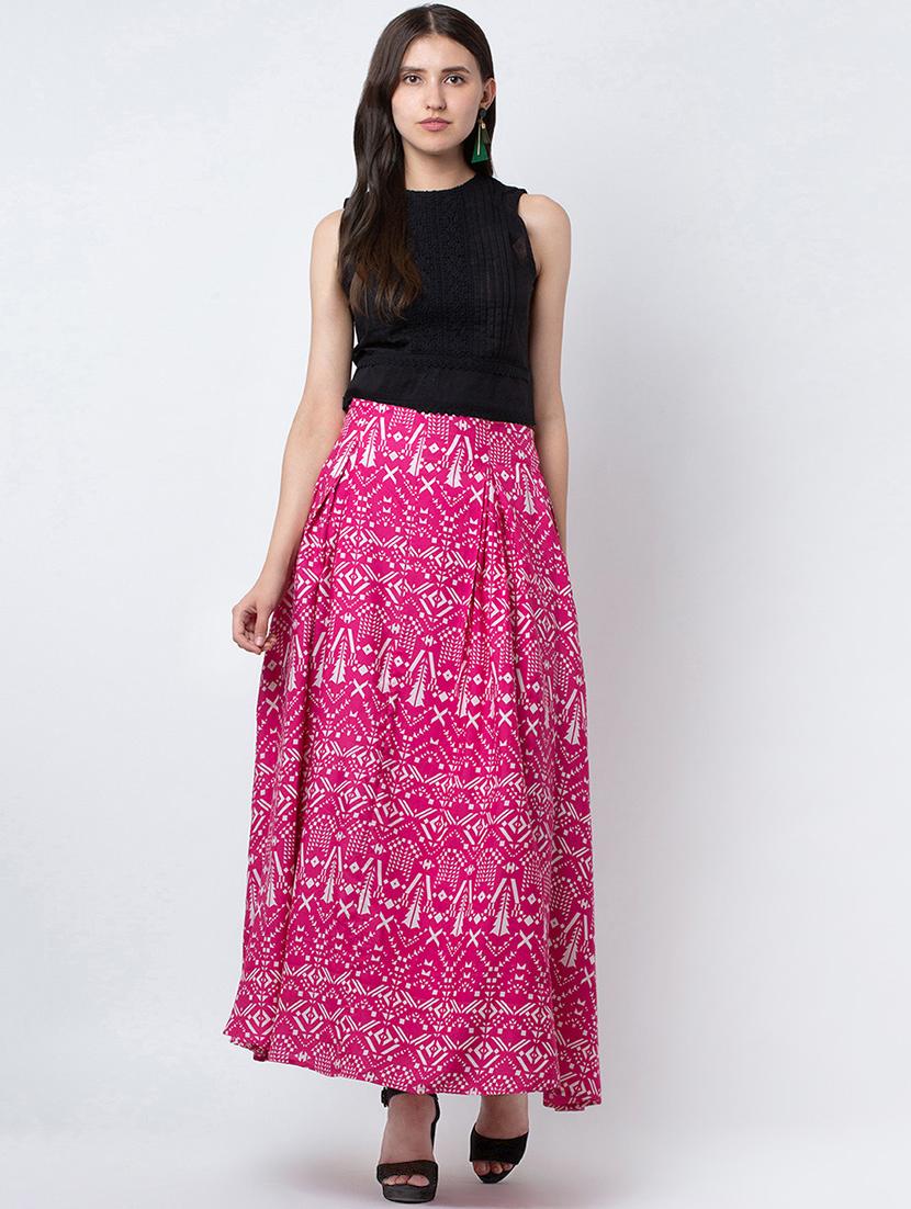 high rise pleated a-line skirt - 16764112 - Zoom Image - 4