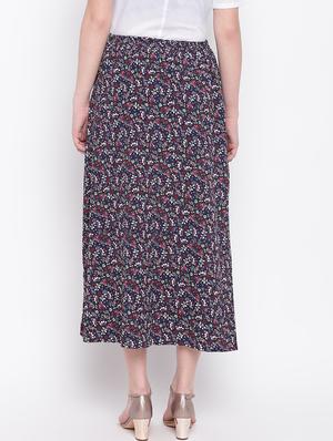 high rise floral a-line skirt - 16764116 - Standard Image - 3