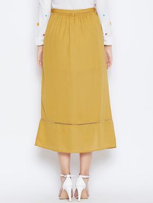 tie knot high slit skirt - 16764117 - Standard Image - 3
