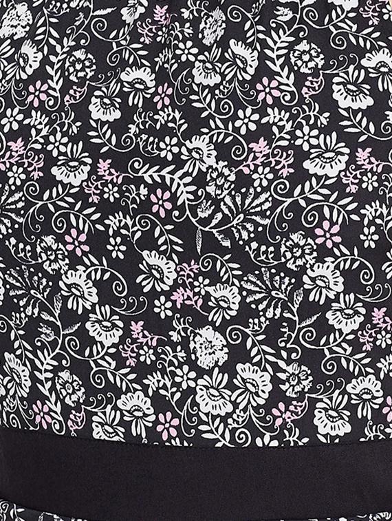 halter neck floral a-line dress - 16764125 - Zoom Image - 3