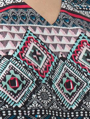 v-neck aztec jumpsuit - 16764137 - Standard Image - 5