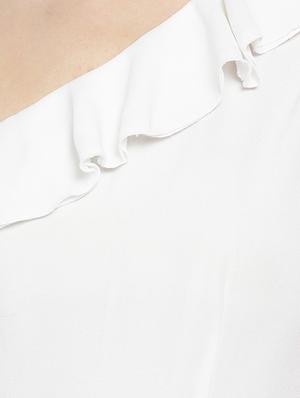 single shoulder ruffle detail jumpsuit - 16764154 - Standard Image - 4