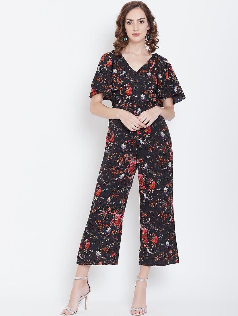tie back floral jumpsuit - 16764156 - Zoom Image - 2